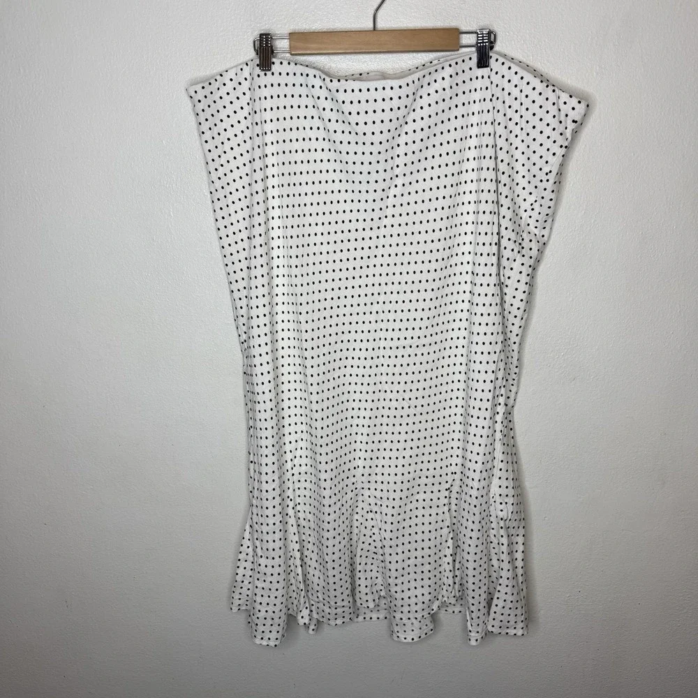 Kate Spade NY x Target‎ PolkaDot Linen Blend Fit & Flare Midi Skirt Women's 3X